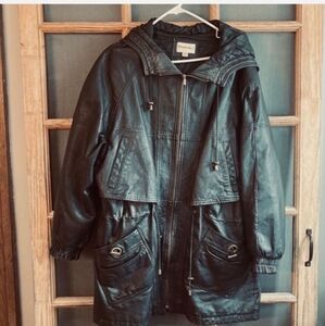 Gallery Women's Black Leather Jacket